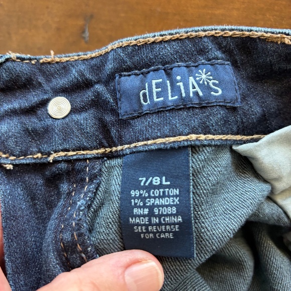 dELiA's Jeans - Bailey size 7-8 long - Picture 3 of 4